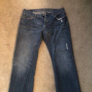 American Eagle Straight Leg Medium Dark Men's Jeans Size 34/30